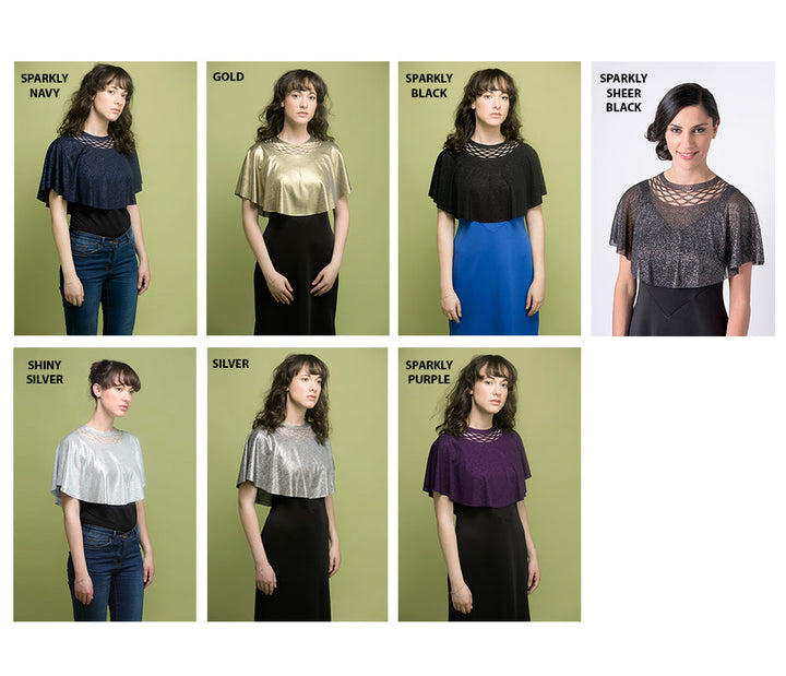 Top for the occasion - metallic silver top
