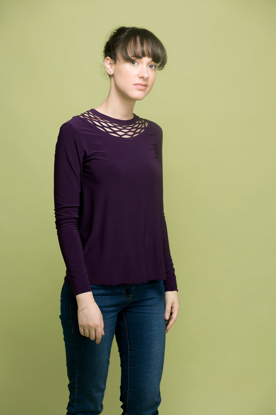 Theta long sleeve shirt - long chain shirt