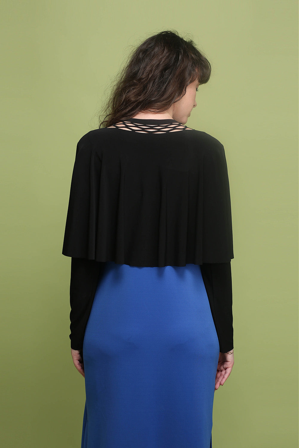 Top with sleeve - black top for women